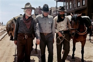 Monte Walsh (Lee Marvin), Cal Brennan (Jim Davis) et Chet Rollins (Jack Palance). 
